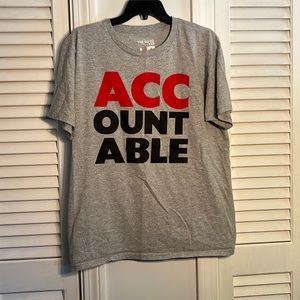 Adidas Go-To Tee “accountable” University of Louisville T-shirt
